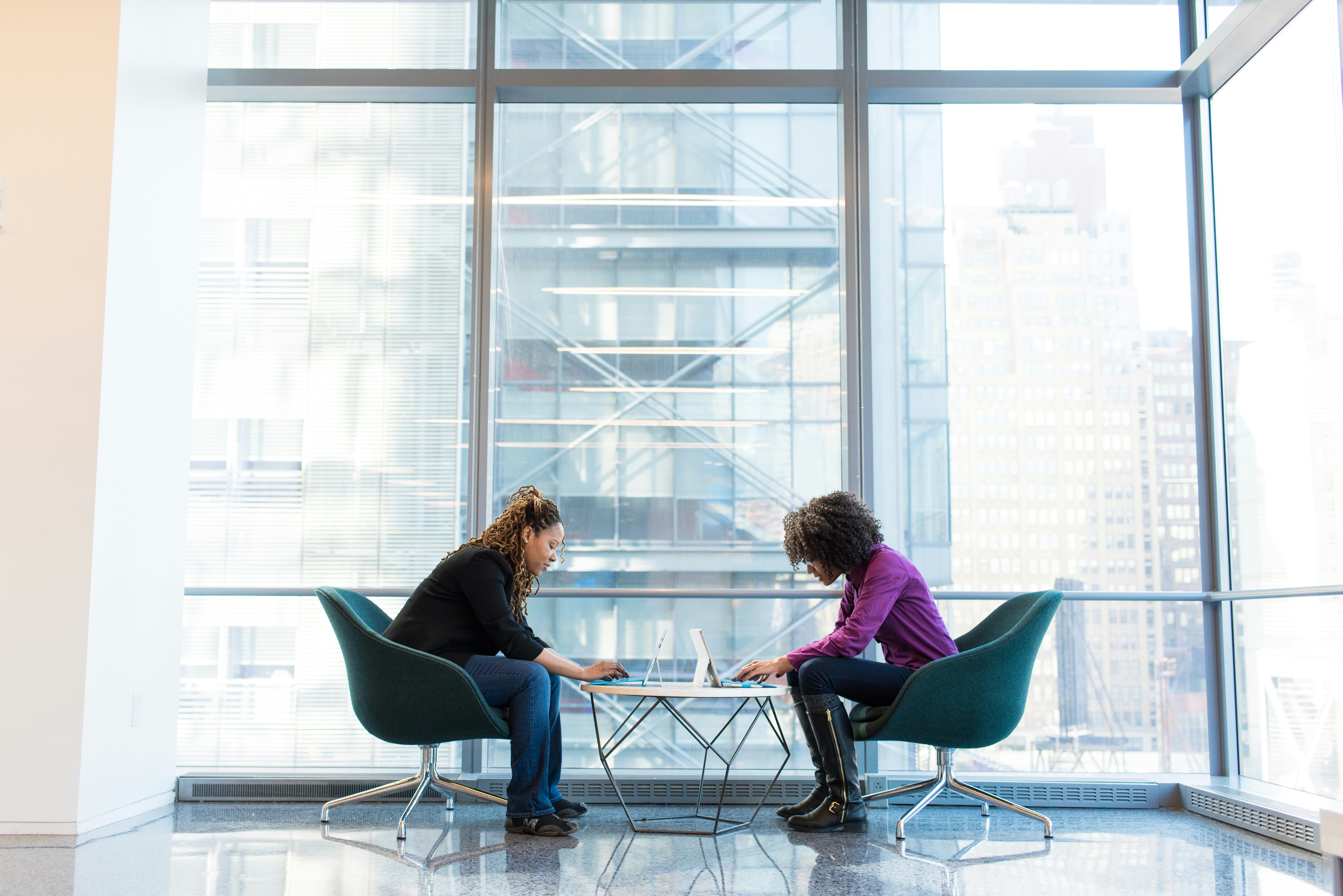 two people in a query